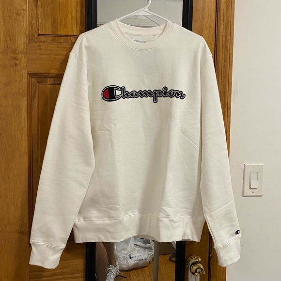 oversized champion crewneck